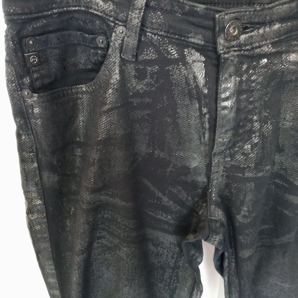 AG Adriano Goldschmied Black Leggings Super Skinny - Picture 4 of 10